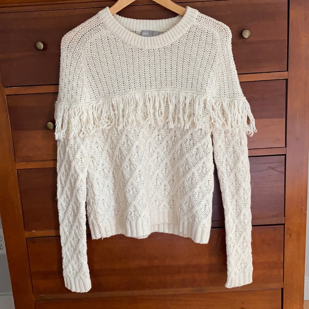 Asos Fringe Sweater